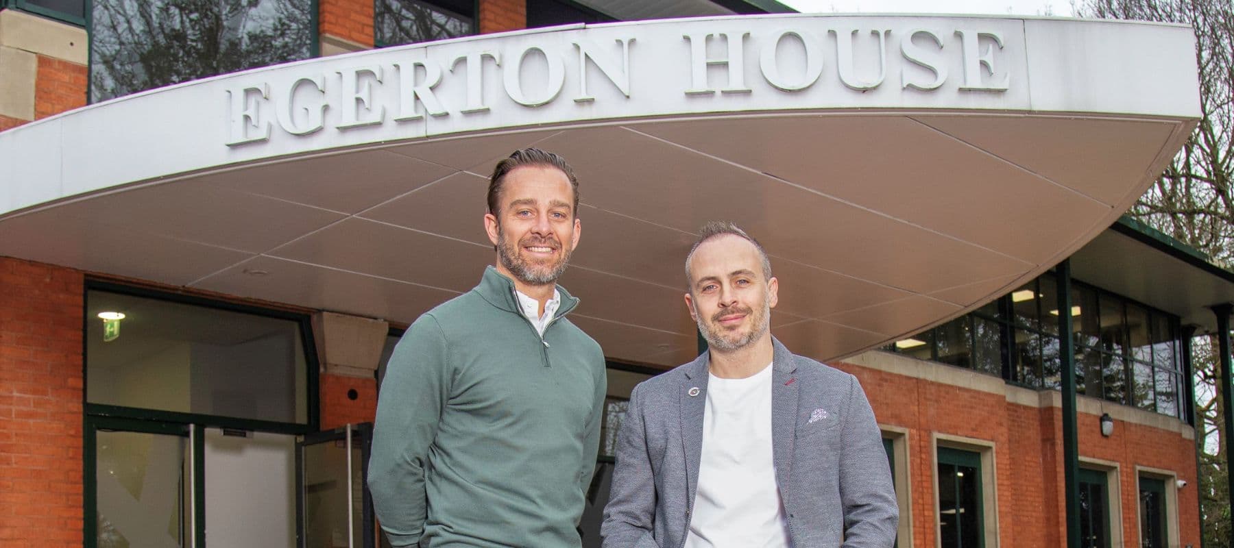Alex Russell and Alex Kenny at Egerton House